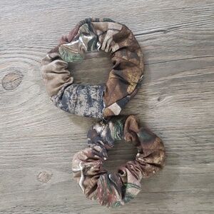 Camouflage scrunchie 2 piece